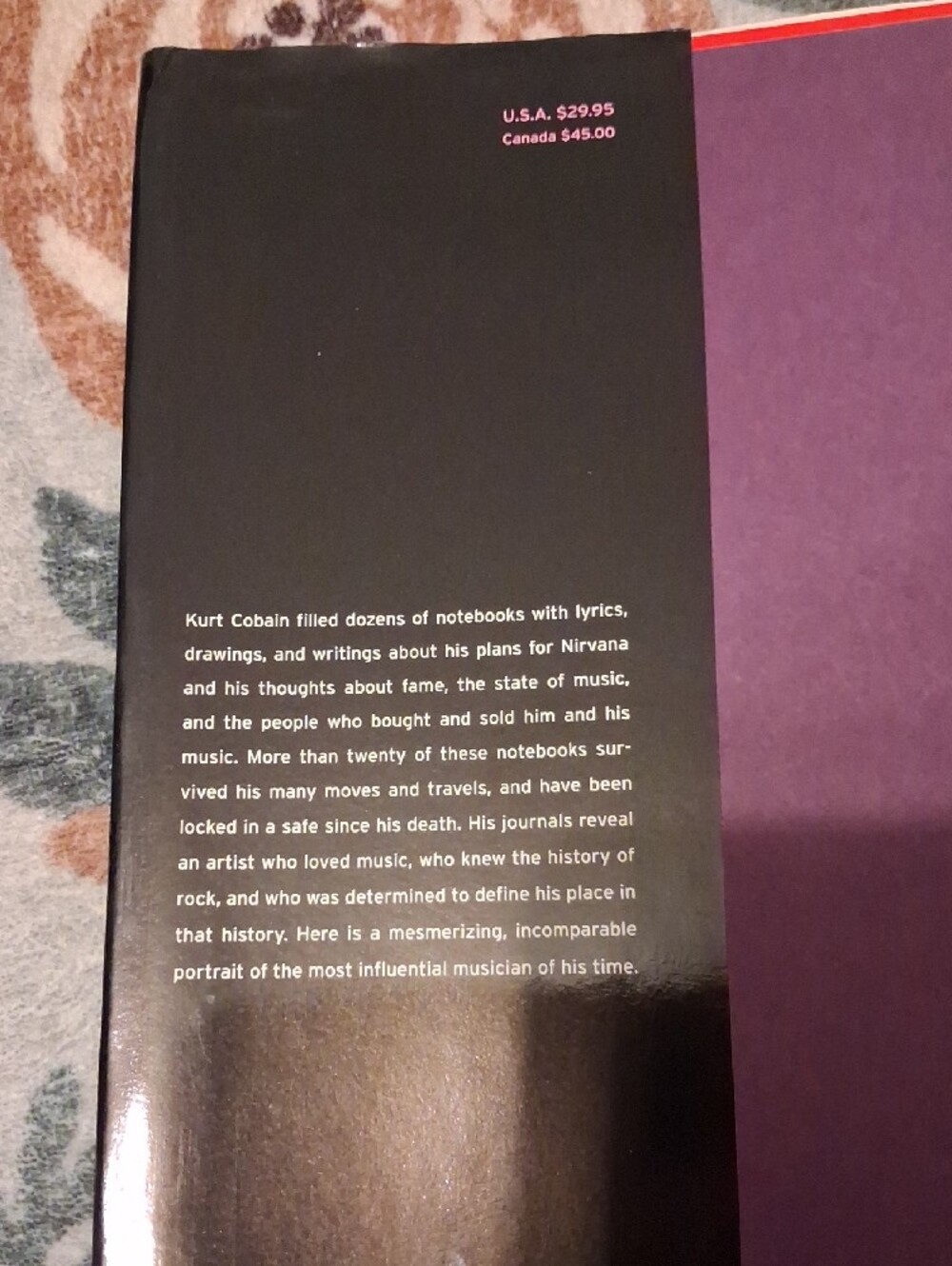 Kurt Cobain Journals Hardback - Picture 4 of 6